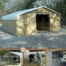 Metal Carport Into Enclosed Building Shed Barn Chicken Coop Carport Barn Pallet Barn