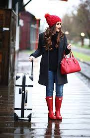 Winter Travel Dress Cori Lynn Cute Winter Outfits Outfits Invierno Rainboots Outfit