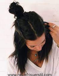 60 einfach 5 minuten kurze frisur ideen fur vielbeschaftigte damen neue friseur stil hair styles half bun hairstyles long hair styles