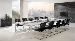 Luxury Large Meeting Room Conference Table White New Design Sz Mt120 Conference Room Chairs Conference Room Decor Office Interior Design Modern
