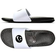 Black And White Nike Sandals Ad Ebay Nike Benassi Jdi Print Smiley Face Slides Sandals 631261 018 Mens Size 12 Soft Sandals Nike Benassi Duo Nike Benassi