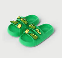 Bosirui Children Customized Slides Slippers and Flip-Flop slippers PVC/EVA  Unisex Summer Flat Sandals for Kids Custom Kids