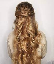 Half Up Half Down Wedding Hairstyles Partial Updo Bridal Hairstyles A Great Options For The Modern Bride From Hair Styles Long Hair Styles Wedding Hair Down