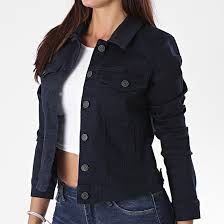 Maybe you would like to learn more about one of these? Vero Moda Veste Jean Femme Hot Soya 10209864 Bleu Marine Laboutiqueofficielle Com