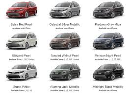 here are 2020 toyota sienna colors exterior and interior toyota sienna toyota sienna 2020 toyota sienna colors exterior