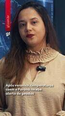 Frente fria traz frio e mínimas invertidas ao Paraná; veja a previsão para fim de semana