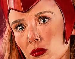 ORIGINAL Drawing // SCARLET WITCH