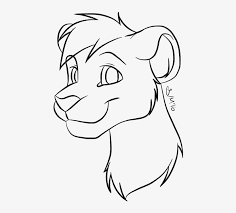 How to draw the head and antlers of a deer step 1. F2u Lion Head Base Line Art 627x749 Png Download Pngkit