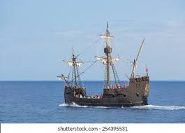 santa maria ship hd stock images