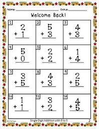 Smart practice for 1st grade. Back To School Touch Math Addition And Subtraction Single Digit Touch Math Touch Math Worksheets Math Addition