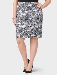 Jones Studio Plus Size Floral Pencil Skirt Original Price 49 00 Available At Dressbarn Pencil Skirt Floral Pencil Skirt Skirts