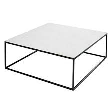 Table Basse Carree En Marbre Blanc Et Metal Noir Marble Maisons Du Monde Table Basse Carree Table Basse Marbre Blanc Table Basse Marbre