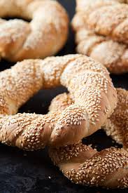 Turkish Simit Breads Recipe Turkish Recipes Food Macedonian Food