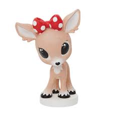 Amazon.com: Department 56 Rudolph The Red-Nosed Reindeer Kawaii Collection  Clarice Figurine, 3.25 Inch, Multicolor : Home & Kitchen