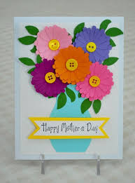 Birthday Crafts For Mom From Kids Mother S Day Flower Card With Images Cards Handmade