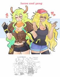 Lucoa And Yang Rwby Characters Rwby Funny Rwby Fanart