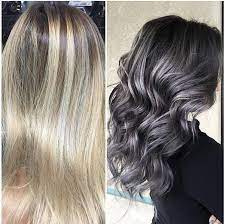 Stormy Weather Gray Dark Hair With Highlights Gray Hair Highlights Grey Hair Color