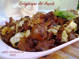 Krengsengan Ati Ampela Memasak Resep Masakan Makanan