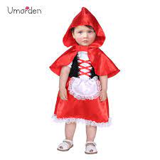 Baby girls halloween deluxe little red riding hood costume cape cloak outfits storybook fairy tale costume. Umorden Carnival Party Halloween Costumes Toddler Baby Little Red Riding Hood Costume Cosplay For Baby Girl Fancy Dress Girls Costumes Aliexpress