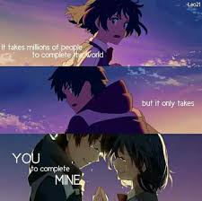 Here are the 50+ best anime quotes of all time: Pin By Nhi On Quoting Your Name Anime Anime Anime Quotes Inspirational