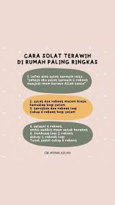 Bagi kamu yang ingin melakukan shalat tarawih di rumah, berikut ini tata cara dan panduan lengkap shalat tarawih di kamu juga dapat melaksanakan ibadah sholat tarawih sendiri bersama keluarga di rumah. Solat Terawih Explore Tumblr Posts And Blogs Tumgir