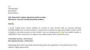Bank mobile number change letter. How To Write Application To Bank Manager To Change Mobile Number In Bank Account Youtube