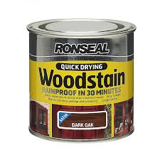 Check spelling or type a new query. Ronseal Quick Drying Wood Stain Dark Oak 2 5 Litres Ray Grahams Diy Store