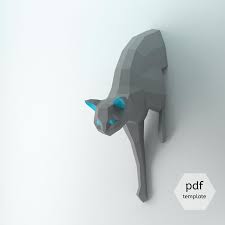 3d Paper Craft Origami Lets You Build Animal Art To Hang On Your Wall Paper Crafts Origami 3d Paper Crafts Paper Sculpture