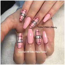 Autumn Nails Burberry Nails Plaid Nails Best Acrylic Nails