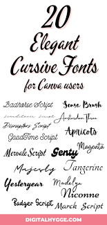 Best Free Cursive Fonts In Canva Best Cursive Fonts Cursive Fonts Elegant Cursive Fonts