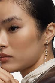 Crackled Stone Climber Earrings