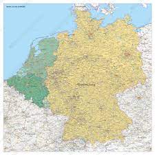 Een interessante kussen met landkaart van duitsland piotr napierała. Kaart Benelux Duitsland Staatkundig 1508 Kaarten En Atlassen Nl