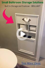 But if the area is large, then you can g ahead and install open shelves. Solutions De Rangement De Salle De Bain Creatives Pour Les Petites Salles De Small Bathroom Storage Small Bathroom Storage Solutions Bathroom Storage Solutions