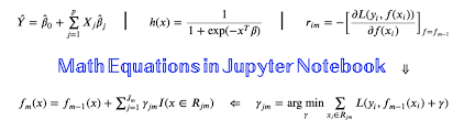 I want to extend this tree structure to create function, which extends tree<double>, along with its compliment node type expression which appropriately extends treenode<double>. Writing Math Equations In Jupyter Notebook A Naive Introduction By Abhay Shukla Analytics Vidhya Medium