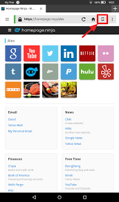 Homepage Ninja Amazon Fire Silk Browser How To Set Up Your Homepage On The Fire Os