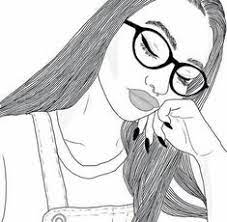150 Ideias De Desenho De Menina Bonita Desenho De Menina Desenho De Menina Bonita Menina Tumblr Desenho