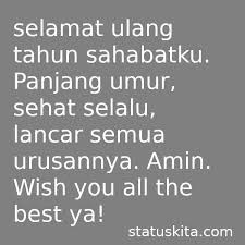 Kalau hubunganmu dengan ayah seseru itu, kamu bisa menggunakan ucapan selamat ulang tahun untuk ayah di atas. 20 Kata Ucapan Selamat Ulang Tahun Untuk Sahabat Penuh Doa