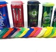 Soda Can Lids 20 Made in the USA Soda Pop Beer Can Covers BPA Free Caps