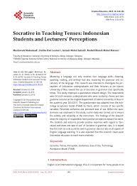 That said, being a uni lecturer in malaysia isn't all bad. Pdf Socrative In Teaching Tenses Indonesian Students And Lecturers Perceptions