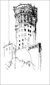 Market Street High And Low Urban Sketching Architecture Concept Drawings City Drawing