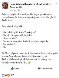 Rasmus was born on may 28 1835, in gaarder, østretoten, oppland, norway. Tovsugeren I Serien Jeg Gikk En Tur Pa Stien Og Horte Skogens Ro Hans Kristian Gaarder Er Redaktor For Konspirasjonskokosnottnettstedet Nyhetsspeilet Det Er I Folge Denne Takedotten Rotscild Som