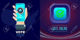 Fechas importantes durante las elecciones. Digital Vectorial Ee Uu Elecciones Presidenciales Con El Voto En Linea La Mano Y El Telefono Movil Estilo Plano Fotos Retratos Imagenes Y Fotografia De Archivo Libres De Derecho Image 65477723