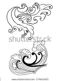 Japanese wave tattoo is one of the best picture design and it definitely has its own unique symbolism and meaning. Drawing Line Drawing Wave Tattoo Designs