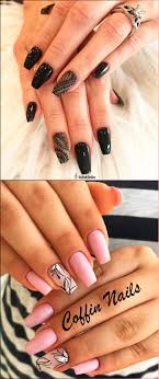 Black And Baby Pink Acrylic Nails I Love Black Baby Pink Coffin Nails Coffinnails Coffinnailshape Coffinnailsqueen Shiny Nails Designs Nail Designs Glitter Nails
