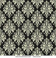 Black And Gold Baroque Wallpaper Floral Pattern Wallpaper Baroque Damask Seamless Background Gold And Black Ornament Floral Pattern Wallpaper Pattern Wallpaper Damask