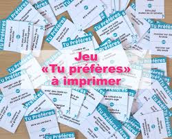 Jeu Tu Preferes A Imprimer Pour S Amuser En Famille Allo Maman Dodo En 2020 Jeux A Imprimer A Imprimer Jeux De Societe
