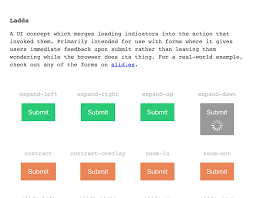 Progressive Loading Buttons Web Design Browser Concept