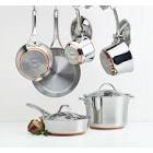 Nouvelle 10-Piece Stainless Steel Cookware Set - Silver 75818 Anonlon
