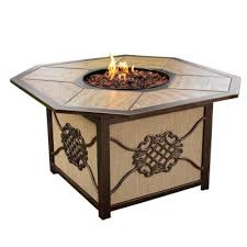 Octagon Propane Fire Pit Table Easy access propane tank door. octagon propane fire pit table