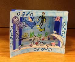 8th Grade Middle School Tunnel Book Art Lesson Kids Art Projects Art Lesson Plans Tunnel Book